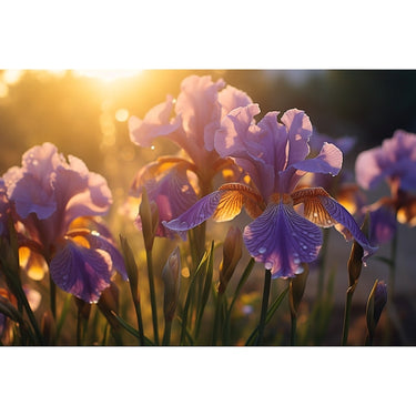 Iris canvas on Canvas